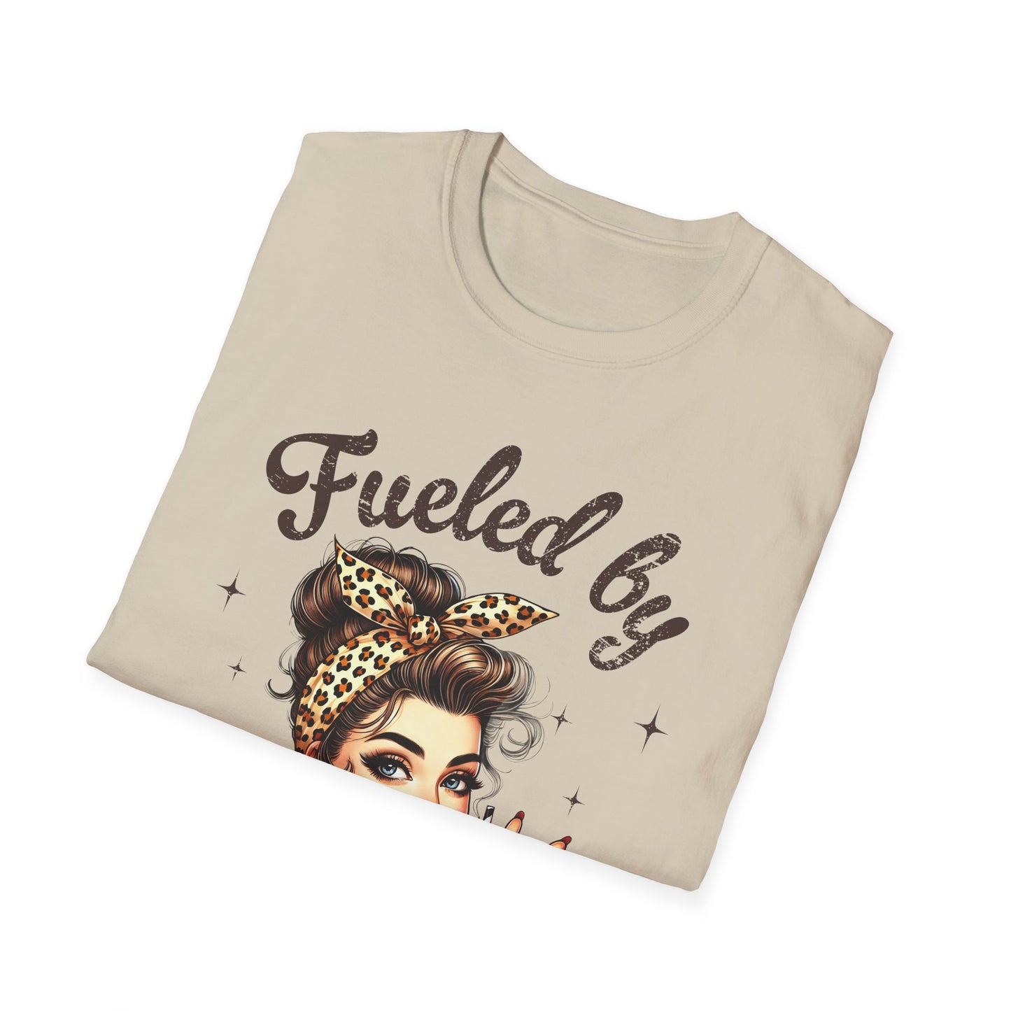 Coffee & Chaos Unisex Softstyle T-Shirt - Fun Graphic Tee for Coffee Lovers