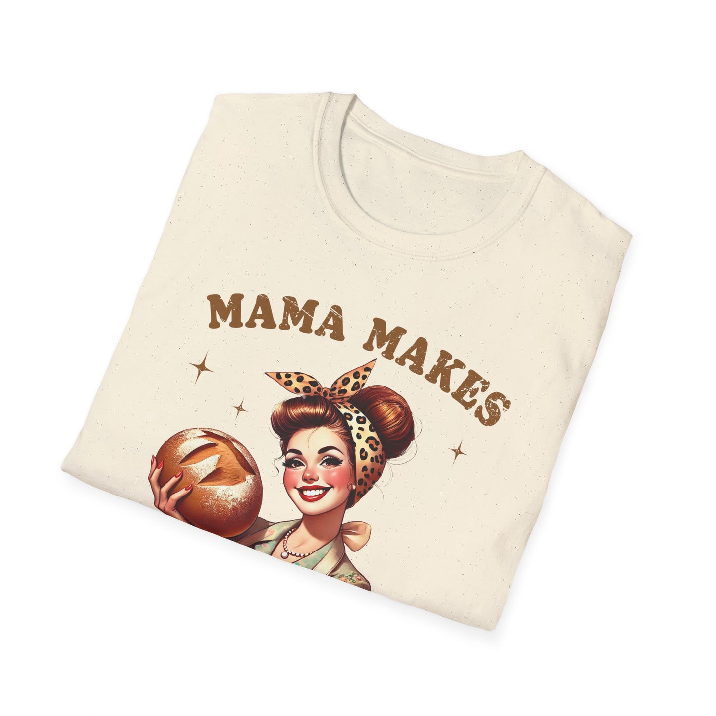 Vintage Mama Makes The Dough Unisex Softstyle T-Shirt