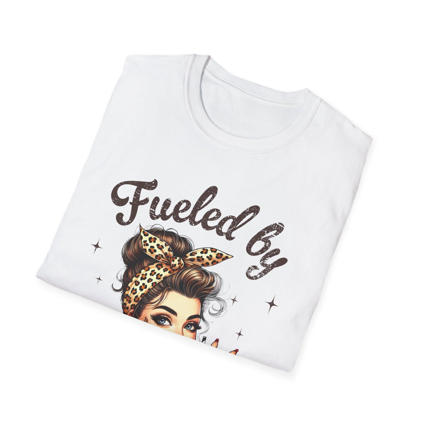 Coffee & Chaos Unisex Softstyle T-Shirt - Fun Graphic Tee for Coffee Lovers