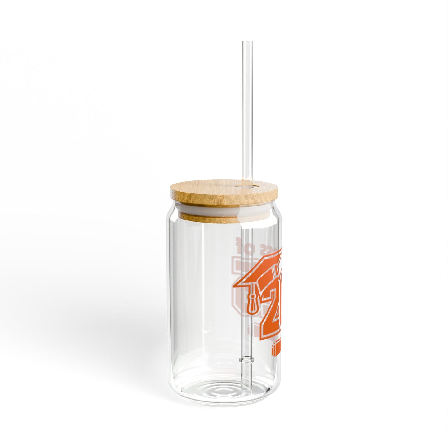 Graduation Sipper Glass 2025 with Bamboo Lid