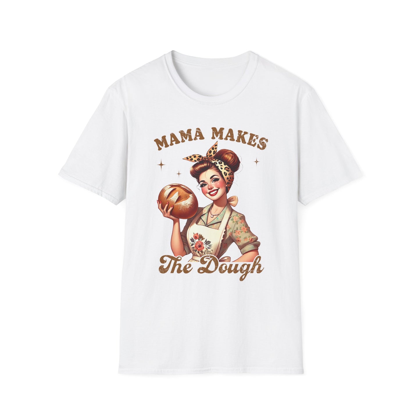 Vintage Mama Makes The Dough Unisex Softstyle T-Shirt