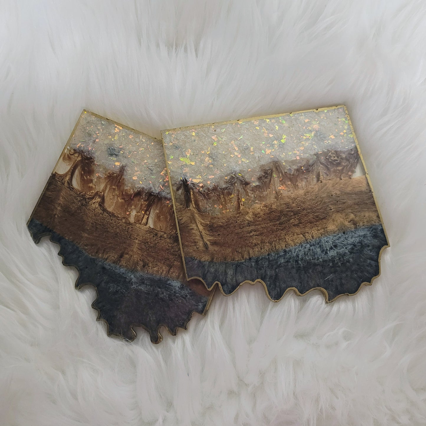 Earth Toned Coasters Set-Personalized