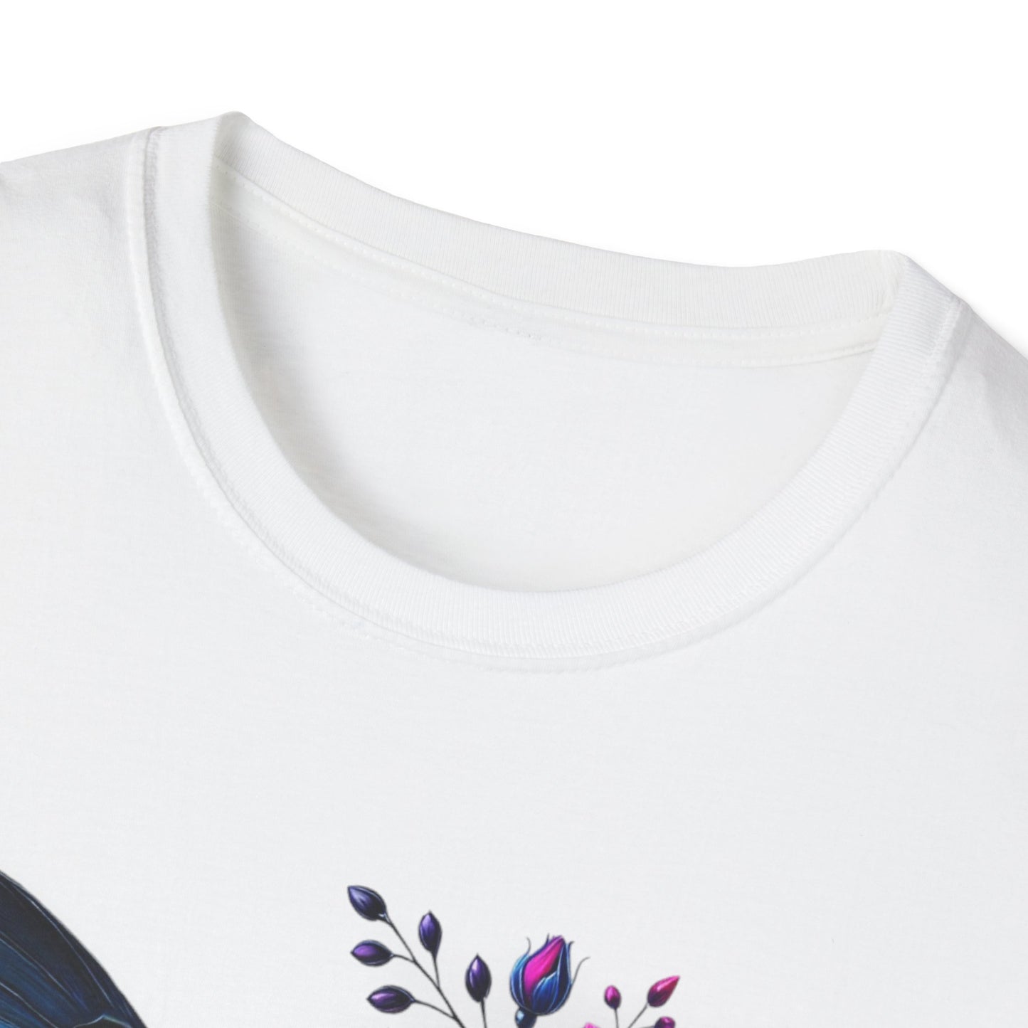 Butterfly Floral Unisex T-Shirt with I Match Energy Slogan