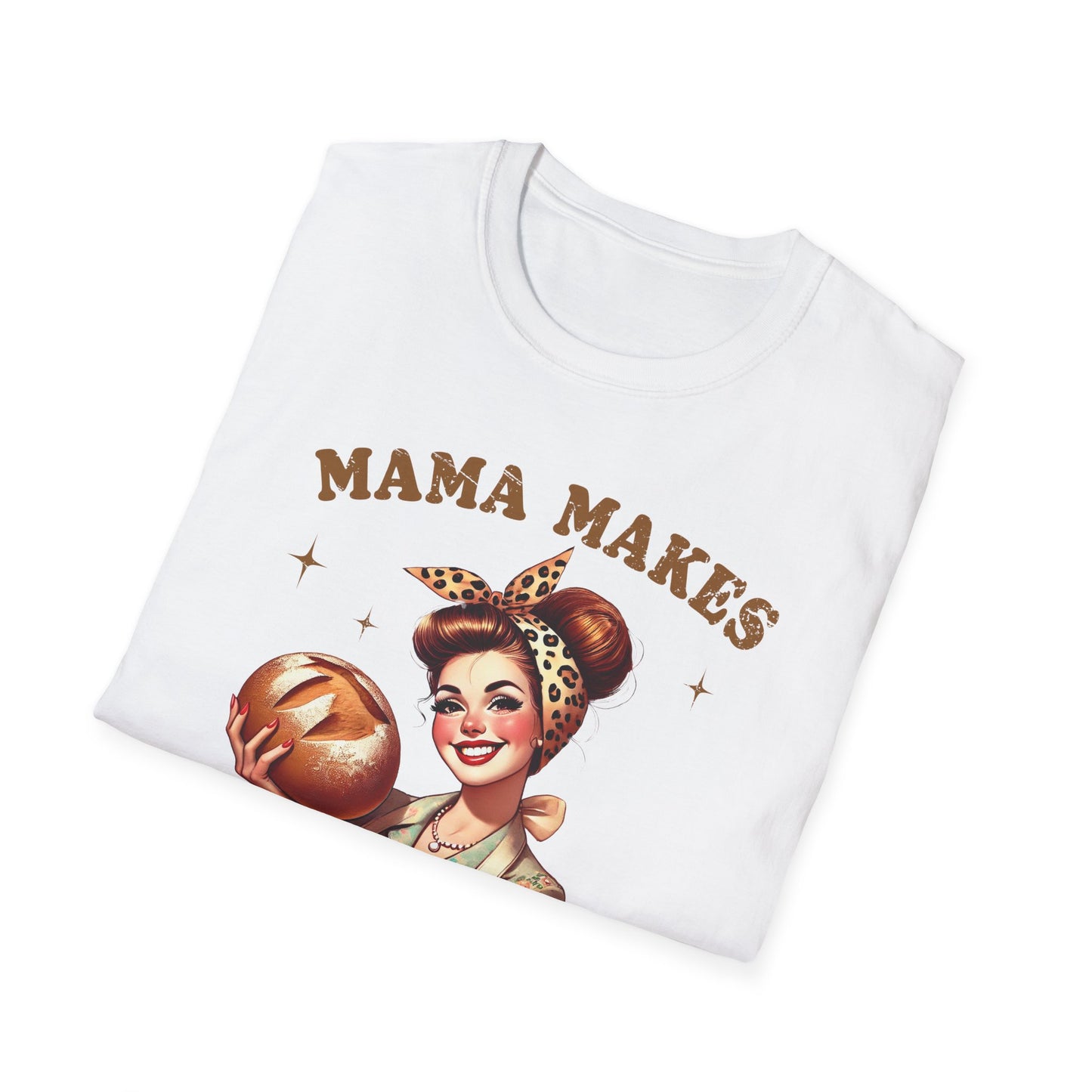 Vintage Mama Makes The Dough Unisex Softstyle T-Shirt