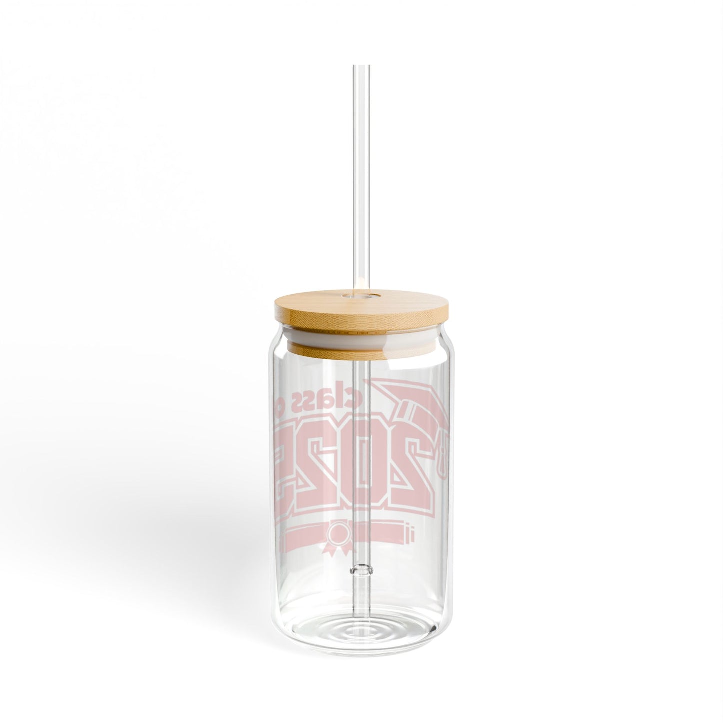 Graduation Sipper Glass 2025 with Bamboo Lid
